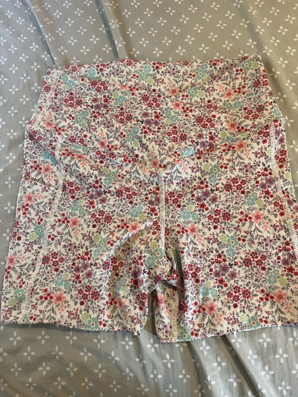 XL Evolution & Creations Floral High-Waist Women’s Bike Shorts